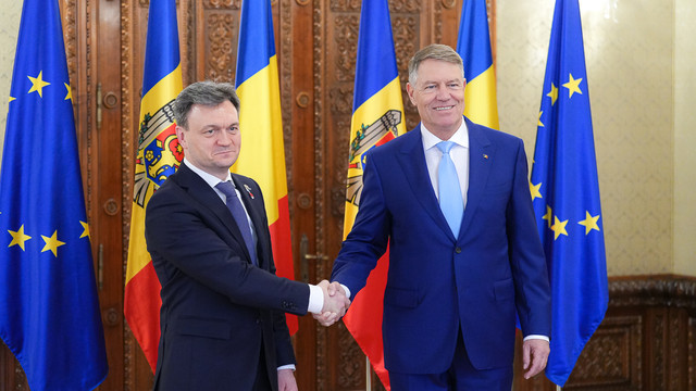 Dorin Recean a fost primit la Palatul Cotroceni de către președintele Klaus Iohannis | România este cel mai mare și important partener economic al R. Moldova