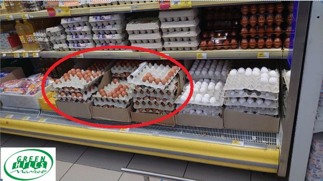 Ouă infestate cu Salmonella, depistate de către ANSA într-un supermarket din sectorul Ciocana