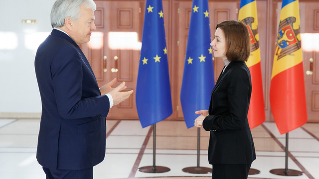 Maia Sandu a avut o întrevedere cu Didier Reynders, Comisarul european pe justiție