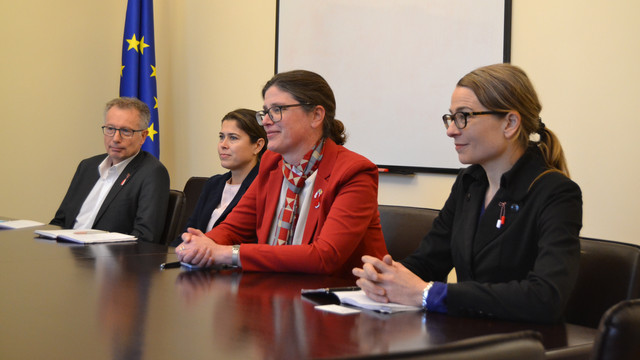 Ministra Veronica Sirețeanu a avut o întâlnire cu Ambasadoarea Suediei în Moldova, Katarina Fried
