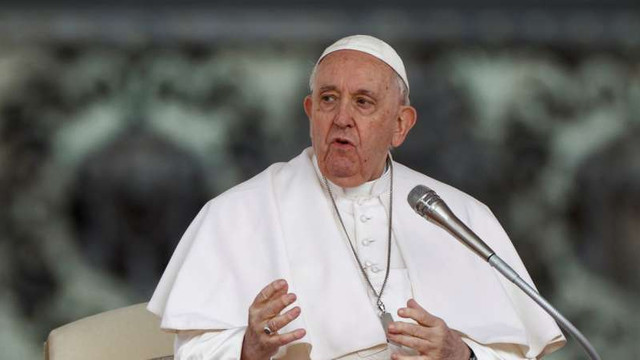 Papa Francisc spune că războiul din Ucraina nu este alimentat doar de „imperiul rus''