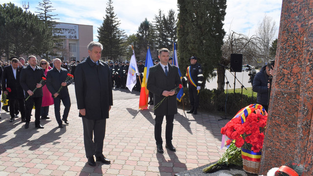 Oleg Serebrian a participat la ceremonia de comemorare a eroilor căzuți pe platoul Coșnița în conflictul armat de pe Nistru
