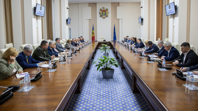 Dorin Recean a avut o întrevedere cu membrii Confederației Naționale a Sindicatelor din R. Moldova
