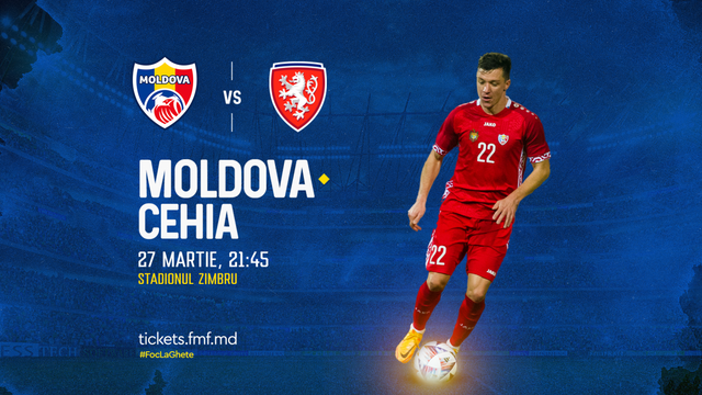 Echipa națională a Republicii Moldova va juca astăzi al doilea meci din preliminariile Campionatului European 2024