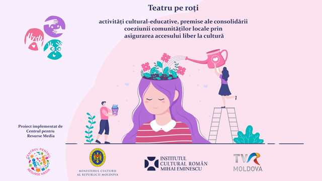 Institutul Cultural Român „Mihai Eminescu” la Chișinău sprijină prima ediție a proiectului cultural-educativ ,,Teatru pe roți” 