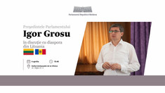 O delegație a Parlamentului de la Chișinău, condusă de Igor Grosu, va efectua o vizită oficială în Lituania.
