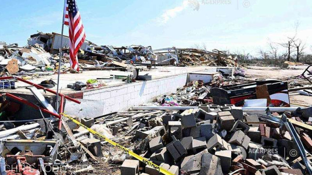 SUA: Bilanțul furtunilor violente a crescut la cel puțin 32 de morți