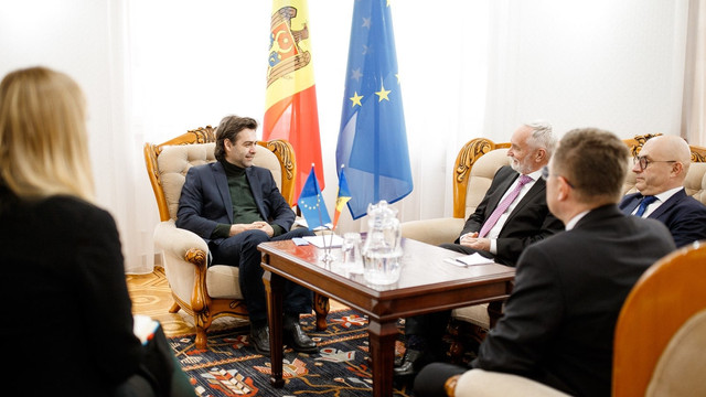 Modalitățile prin care Fondul Internațional Visegrád ar putea sprijini Republica Moldova în procesul de aderare la UE, discutate de Nicu Popescu  și Petr Mareš, directorul executiv al instituției
