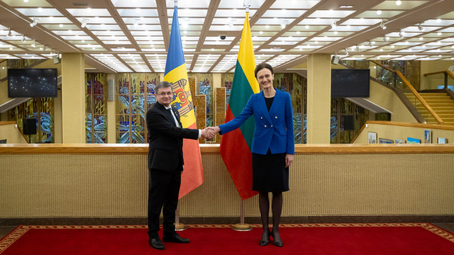 Lituania va ajuta Republica Moldova în calea sa de integrare europeană, declarații
