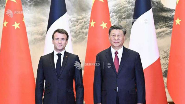 Declarație comună Macron-Xi, cu îndemnul „restabilirii păcii în Ucraina''