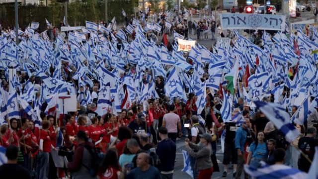 Israelul e zguduit de proteste de amploare pentru a 14-a săptămână la rând
