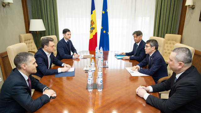 Dorin Recean a avut o întrvedere cu ambasadorul Kazahstanului la Chișinău, Almat Aidarbenkov
