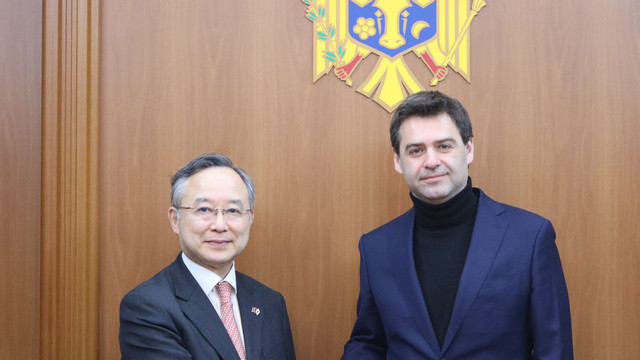 Întrevederea vicepremierului Nicu Popescu cu ambasadorul Japoniei în R. Moldova, Yamada Yoichiro