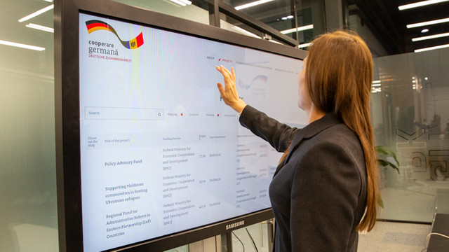 Cooperarea pentru dezvoltare între R. Moldova și Germania sunt prezentate pe o hartă interactivă lansată astăzi, 13 aprilie