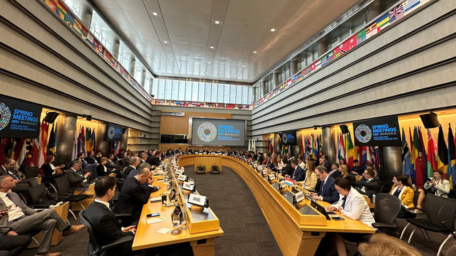 O delegație a BNM condusă de Octavian Armașu a participat la reuniunile de primăvară ale FMI și Băncii Mondiale