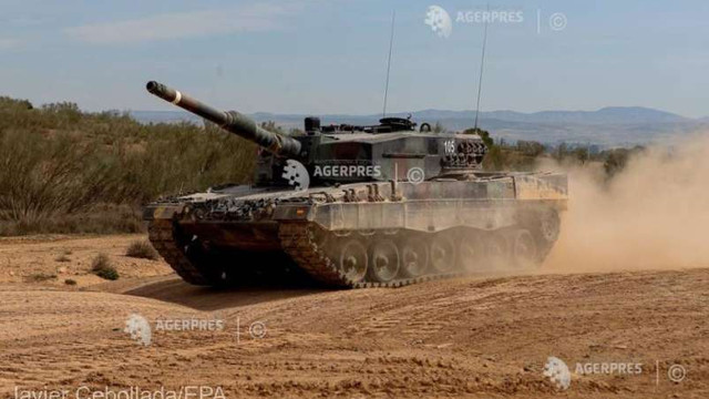 Spania: Șase tancuri Leopard au plecat spre Ucraina
