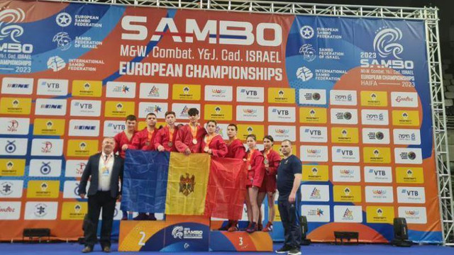 R. Moldova, pe podium la Campionatul European de Sambo: Lotul național a obținut încă 11 medalii
