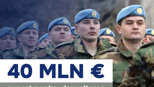 Un nou pachet de asistență pentru Armata Națională, aprobat de Uniunea Europeană