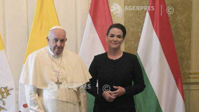 Președinta Ungariei îi cere Papei Francisc să inițieze un dialog pentru pace în Ucraina