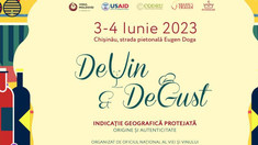 Festivalul „DeVin&DeGust”: cunoaște Vinul Moldovei din regiunile cu Indicație Geografică Protejată 