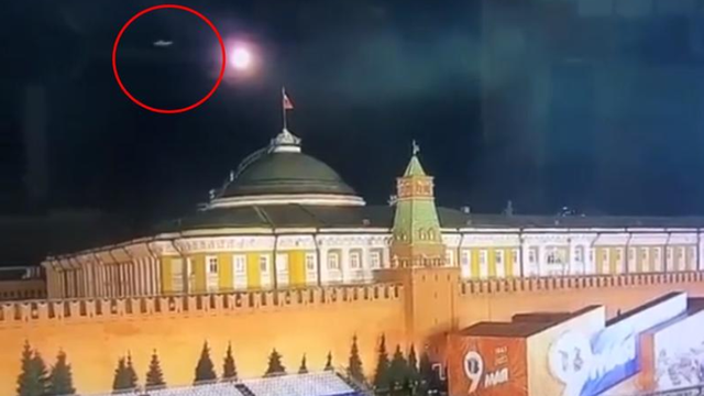 Explozie deasupra Kremlinului după un atac cu o dronă kamikaze / Rusia îi acuză pe ucraineni că au încercat să îl asasineze pe Vladimir Putin / Ucraina neagă acuzațiile