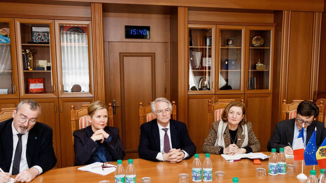 Nicu Popescu, întâlnire la sediul MAEIE cu patru senatori francezi