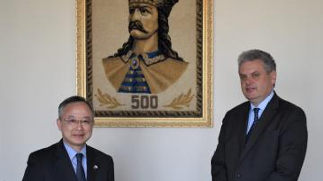 Oleg Serebrian a avut o întrevedere cu ambasadorul Japoniei în Republica Moldova, Yamada Yoichiro