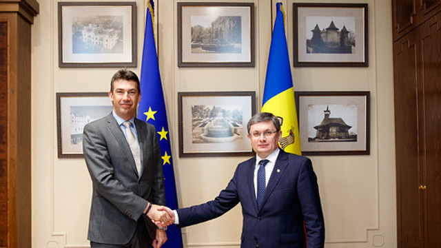 Președintele Parlamentului, Igor Grosu, a avut o întrevedere cu europarlamentarul Dragoș Tudorache