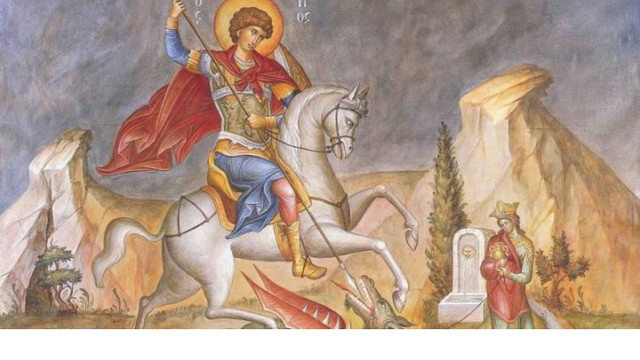 Creștinii ortodocși de stil vechi îl sărbătoresc pe Sfântul Mare Mucenic Gheorghe
