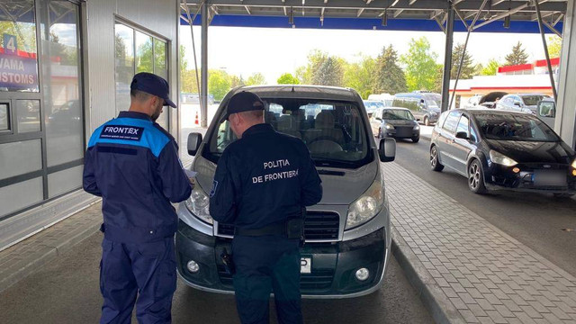 Un act falsificat și o mașină căutată pe Interpol, depistate în PTF Leușeni