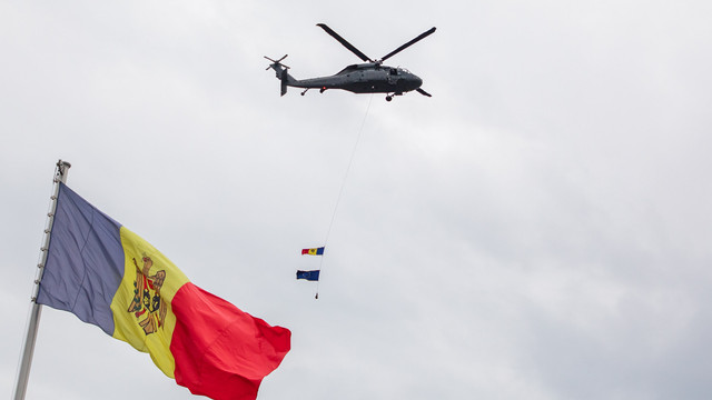 Antrenamentele moldo-poloneze sau încheiat printr-un exercițiu demonstrativ comun al polițiștilor, cu implicarea elicopterului „Black Hawk”