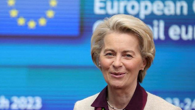 De Ziua Europei, șefa Comisiei Europene, Ursula von der Leyen, se află la Kiev