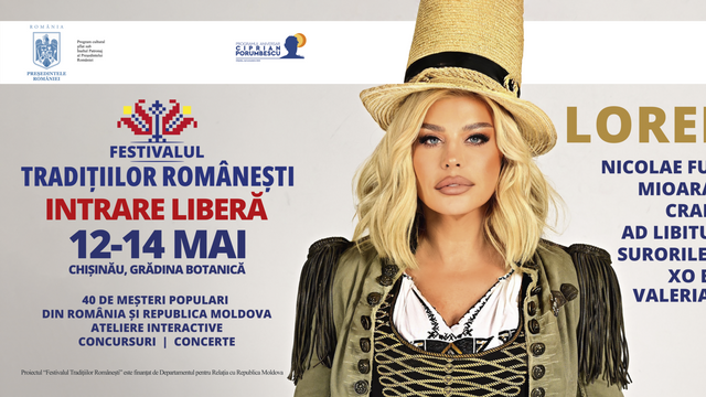 Festivalul Tradițiilor Românești își deschide vineri porțile la Grădina Botanică din Chișinău. Intrarea este liberă