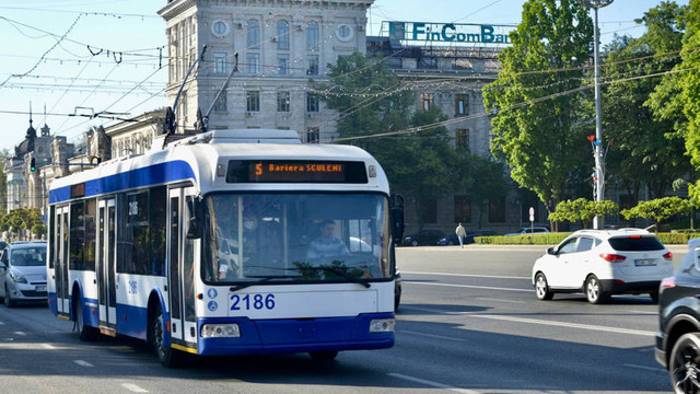 Cum va circula transportul public în centrul Chișinăului, în perioada 12-15 mai