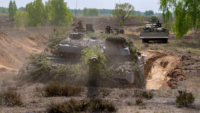 Germania pregătește un nou ajutor militar pentru Ucraina în valoare de 2,7 miliarde de euro care va cuprinde tancuri Leopard și vehicule de luptă pentru infanterie Marder