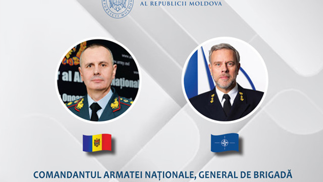 Președintele Comitetului Militar NATO efectuează o vizită oficială în Republica Moldova
