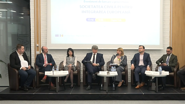 Astăzi, 15 mai,  a fost lansat proiectul „Societatea Civilă pentru Integrare Europeană”