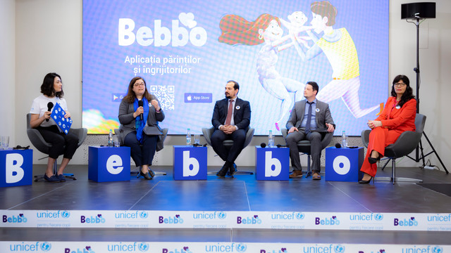 Bebbo – prima aplicație din Moldova dedicată părinților, lansată de UNICEF
