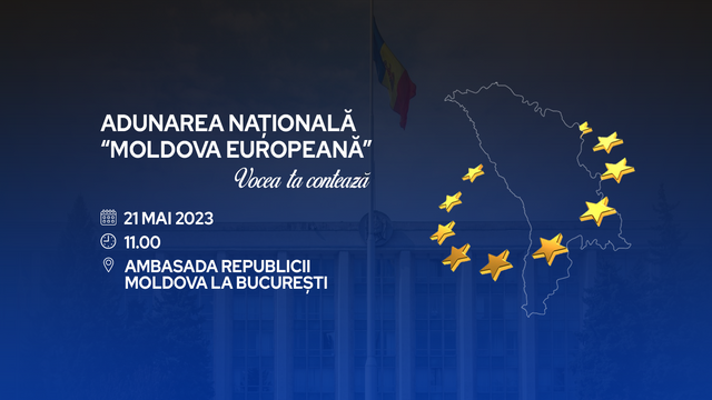 Organizația Studenților Basarabeni din București organizează Adunarea Națională “Moldova Europeană” în capitala României