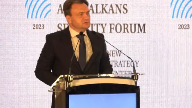 Dorin Recean, la Forumul de Securitate din regiunea Mării Negre și Balcani: „Rep. Moldova a făcut un salt enorm în ceea ce privește înțelegerea statutului de neutralitate”