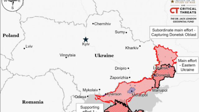 Rușii au cucerit doar 0,1% din teritoriul Ucrainei în ultimele cinci luni. Moscova ar fi pierdut 100.000 de soldați


