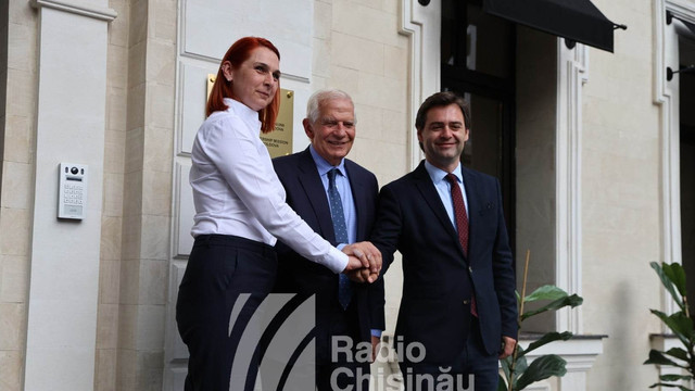 FOTO | Josep Borrell: Sunt aici să transmit un mesaj clar că R. Moldova nu este singură