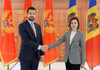 Maia Sandu a avut o întrevedere cu președintele Muntenegrului, Jakov Milatović 