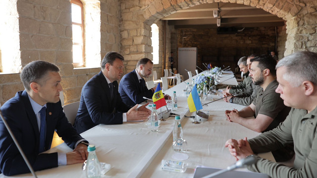Premierul R. Moldova a avut o întrevedere cu Volodimir Zelenski. Recean: „Moldova și Ucraina trebuie să devină membrii ai UE”
