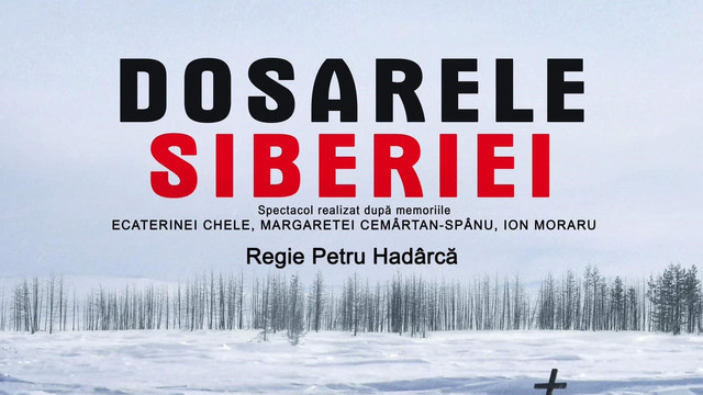FOTO | Turneul memoriei: Dosarele Siberiei, în regia lui Petru Hadârcă, pe scenele din R. Moldova