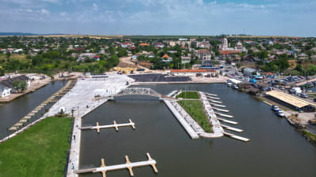 FOTO | Cum arată noul port ultramodern construit de la zero în localitatea Jurilovca, județul Tulcea