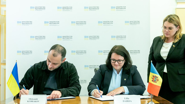 Ministra Infrastructurii, Lilia Dabija, vizită la Kiev.  Republica Moldova și Ucraina vor începe construcția podului transfrontalier Cosăuți – Yampil