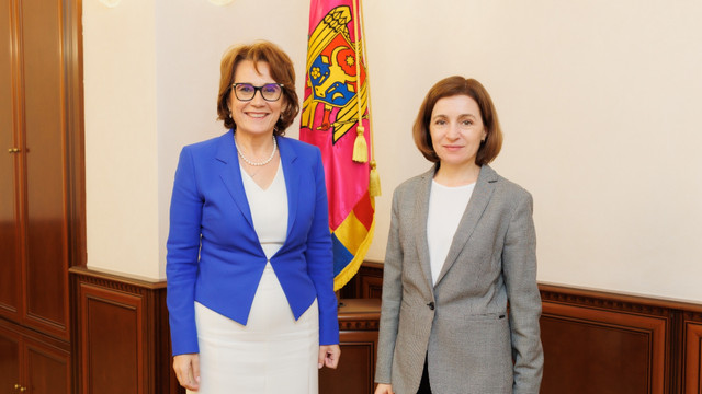 Maia Sandu a discutat despre securitate cu cu Președinta Comisiei de apărare, ordine publică și securitate națională a Senatului României, Nicoleta Pauliuc