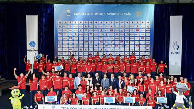 Comitetul Olimpic și Sportiv Român a prezentat echipa României pentru a treia ediție a Jocurilor Europene
