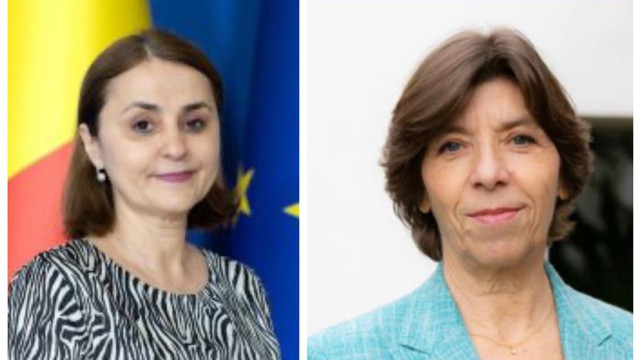 MAE: Luminița Odobescu a discutat cu omologul francez Catherine Colonna despre “sprijinul susținut și coordonat pentru Ucraina și R Moldova”